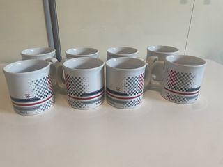8 Tazze in ceramica “Paper Mate” Vintage