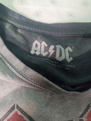 Camiseta AC/DC gris - Rock
