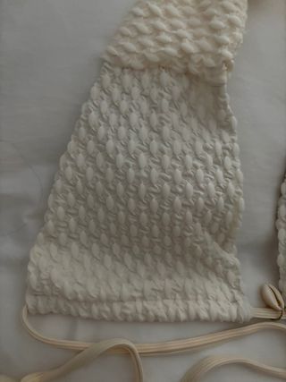 Bikini Shein blanco talla M