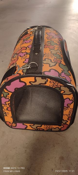 Trasportín mascotas pequeño multicolor marca Tous