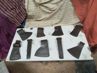 Hachas antiguas - 9 piezas