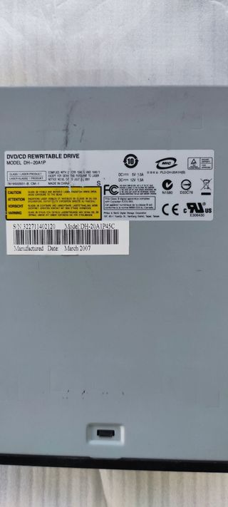 Lettore DVD/CD Riscrivibile DH-20A1P