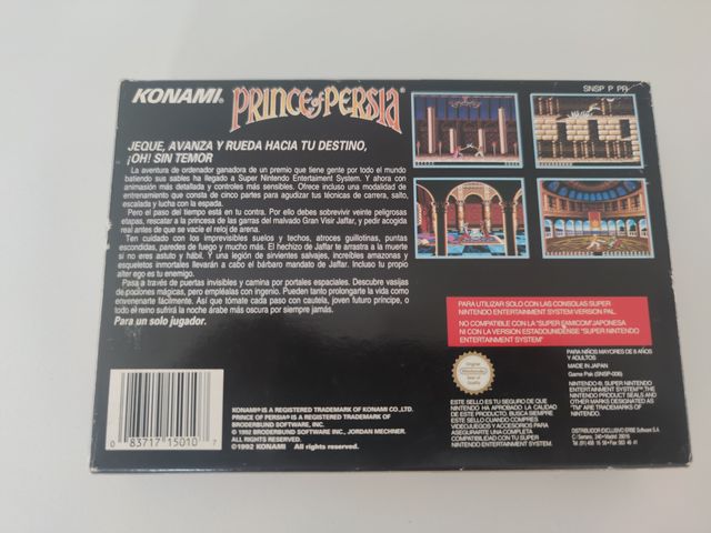 Prince of Persia Super Nintendo
