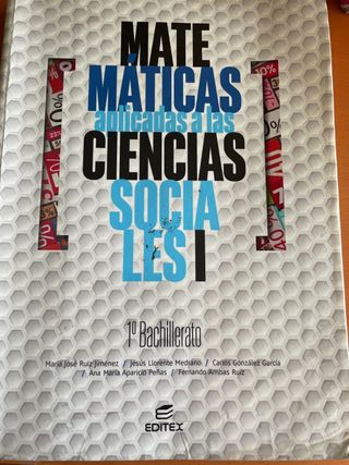 Matemáticas aplicadas a las Ciencias Sociales I...