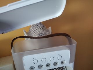 Ventilador pequeño portátil USB blanco