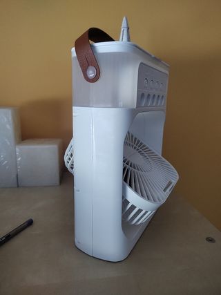 Ventilador pequeño portátil USB blanco