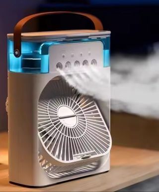 Ventilador pequeño portátil USB blanco