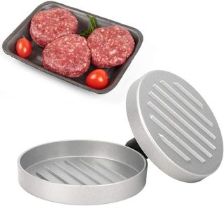 HOHXFYP Smash Burger Press,Maquina de Hamburguesas de Carne a Presion Manual de Bricolaje,Moldes de Aleaci¨®n de Aluminio Duraderos Herramienta de Prensa de Hamburguesas