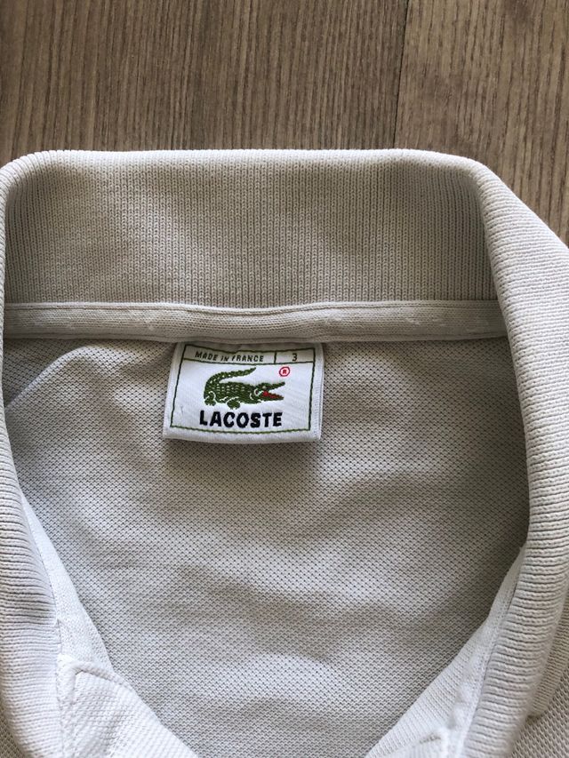 Polo Lacoste beige