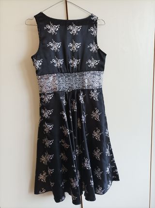 Vestito estivo nero e bianco
