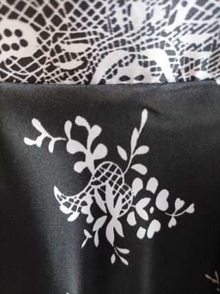 Vestito estivo nero e bianco