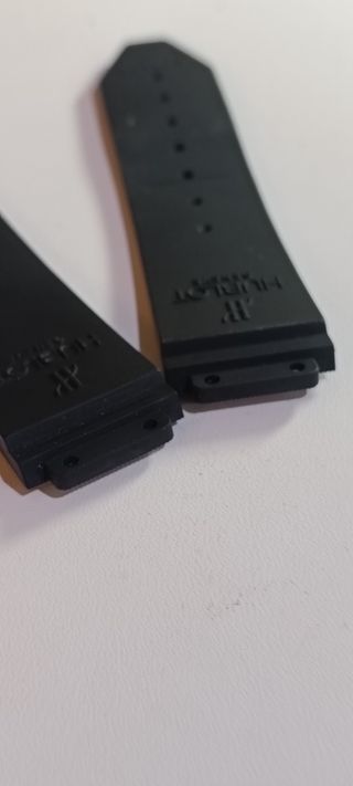 Correas Hublot - Caucho - Negras