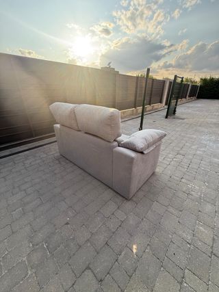 Sofá 2 plazas - Gris claro beige Tela
NUEVO PRECIO