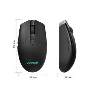 Ratón inalámbrico Gaming Forev FV-G304 Ordenador Pc Portátil, Envío 24h, Negro