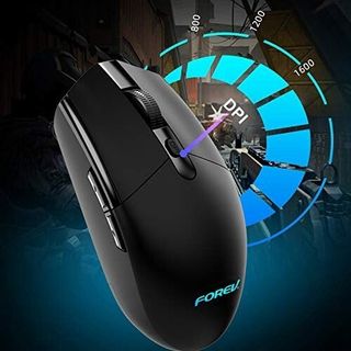 Ratón inalámbrico Gaming Forev FV-G304 Ordenador Pc Portátil, Envío 24h, Negro