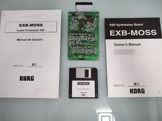 Sintetizador Korg EXB Moss, manuales
