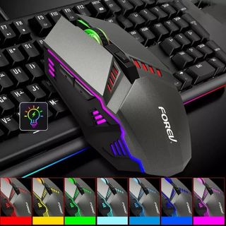 Ratón mouse Forev FV-Q3 GAMING Ordenador Pc Portátil, Envío 24h, Negro