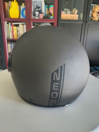 Casco moto NEON grigio opaco