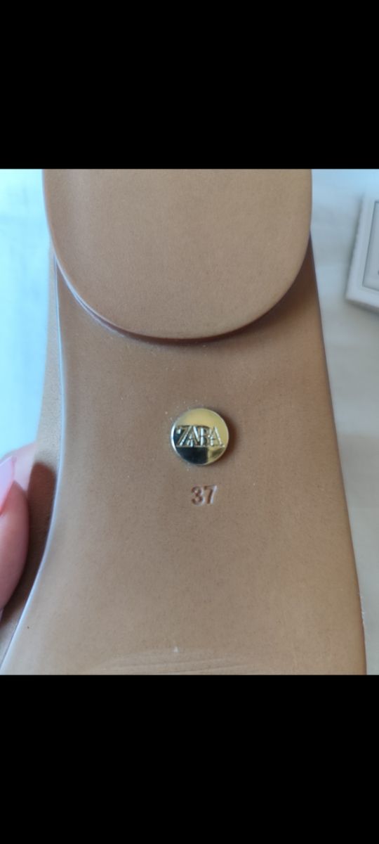 Manoletinas Zara beige