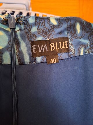 Vestido azul fiesta mujer talla 40