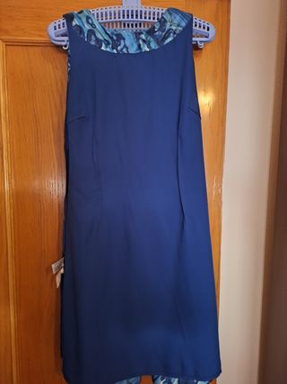 Vestido azul fiesta mujer talla 40