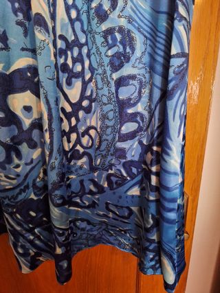 Vestido azul fiesta mujer talla 40