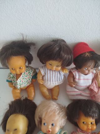 9 Muñecas Barriguitas Vintage