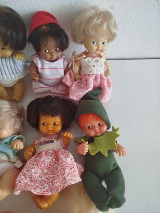 9 Muñecas Barriguitas Vintage