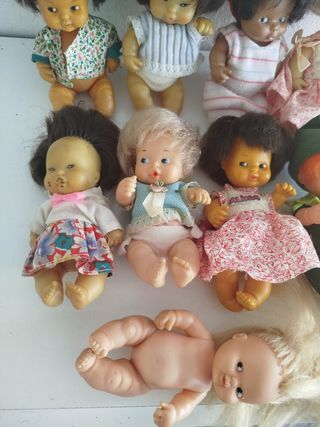 9 Muñecas Barriguitas Vintage