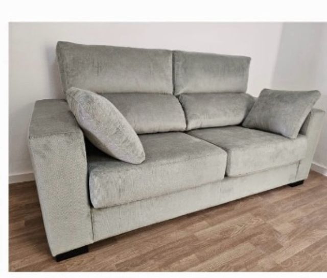 Sofá 3 plazas - 200cm verde