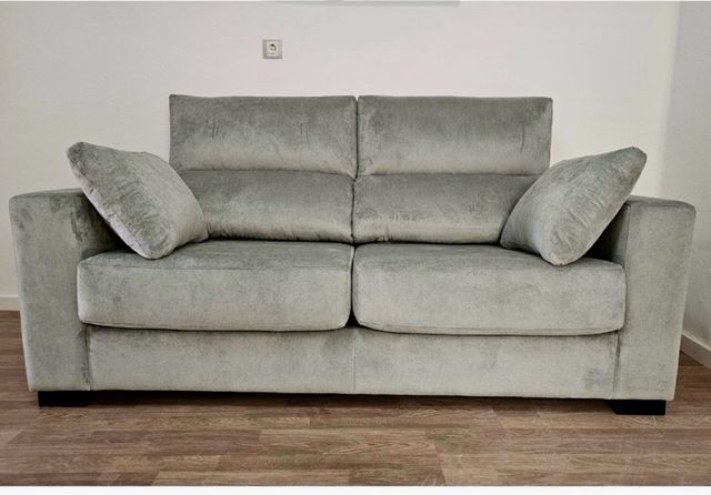 Sofá 3 plazas - 200cm verde