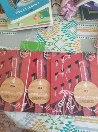 Vendo libros de texto de matemática 4.ESO