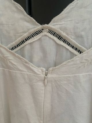 Vestido Zara blanco, nuevo con etiqueta