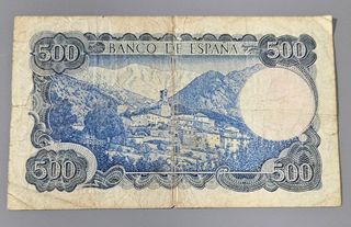 Billete 500 Pesetas España 1971