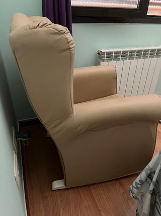 Butaca lactancia - Sillón mecedora bebé beige