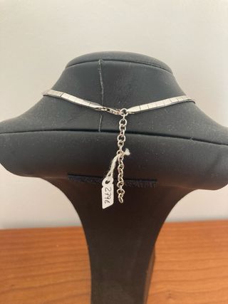 Gargantilla plata circonitas