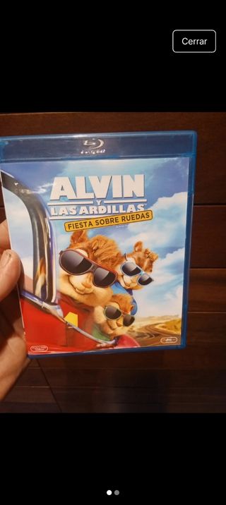 Blu-ray Alvin y las Ardillas fiesta sobre ruedas