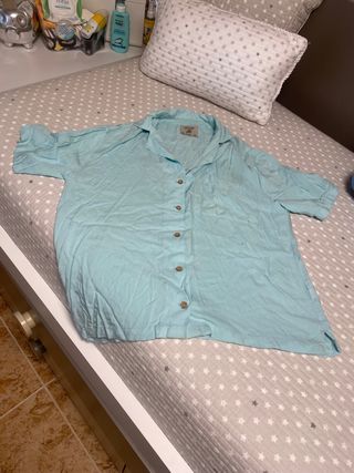 Camisa Pull&Bear celeste