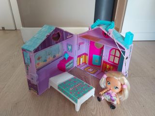 Barriguitas: Casa acuario, moto y 2 muñecas