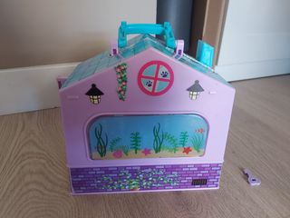 Barriguitas: Casa acuario, moto y 2 muñecas