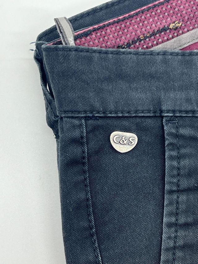 Pantaloni Cotone-Silk Neri