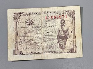 Billete 1 Peseta España 1945