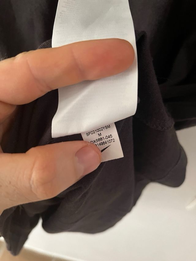 Camiseta Nike Negra L Vintage