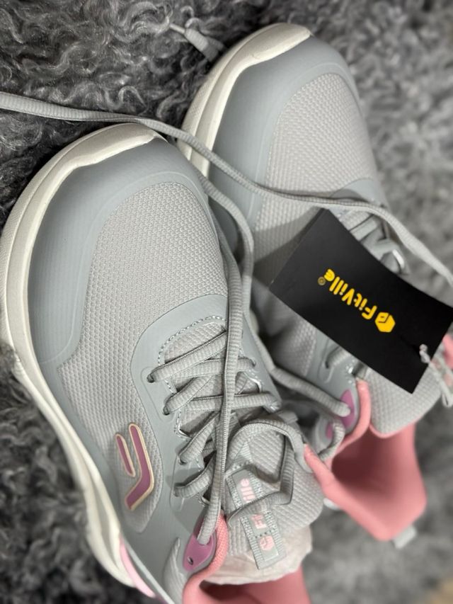 Zapatos FitVille Gris Rosa Mujer