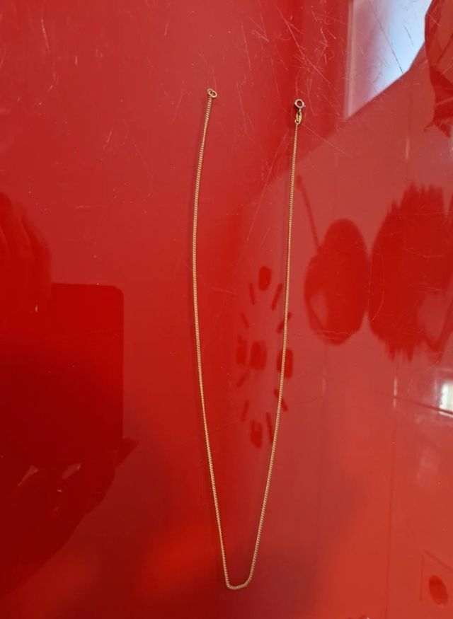 Cadena oro 18k 50 años de antigüedad