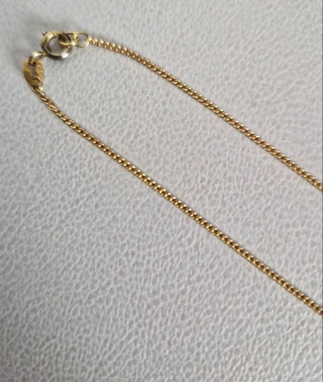 Cadena oro 18k 50 años de antigüedad