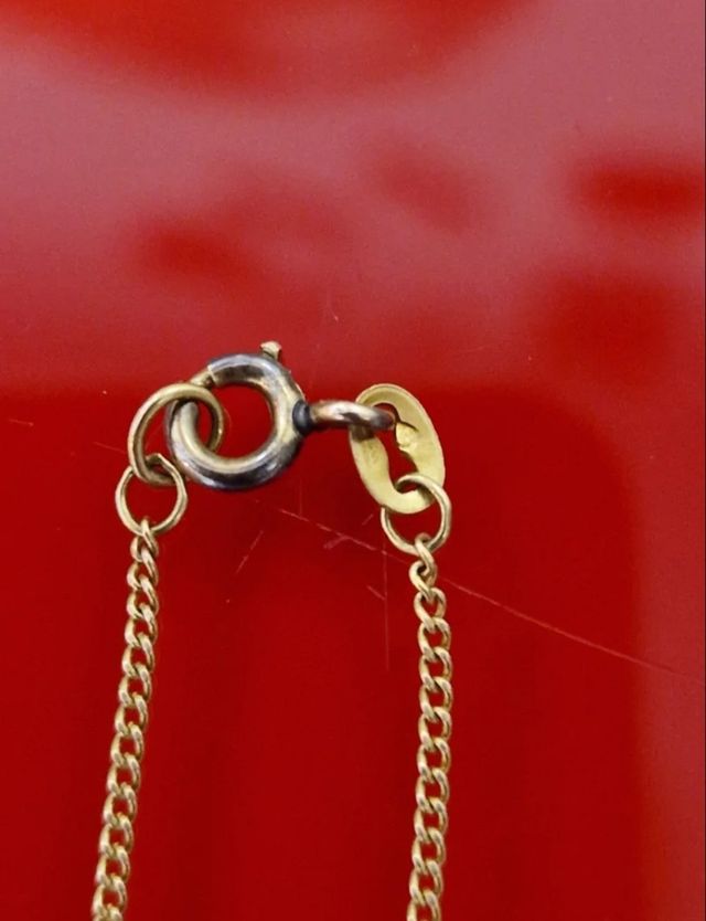 Cadena oro 18k 50 años de antigüedad