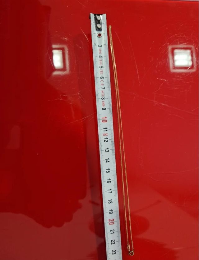 Cadena oro 18k 50 años de antigüedad