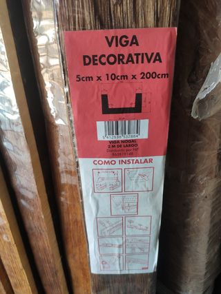 Vigas decorativas - Nogal