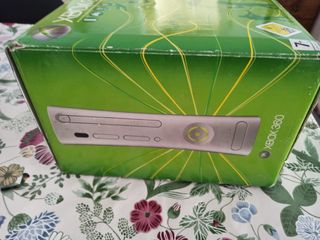 Xbox 360 consola verde plata